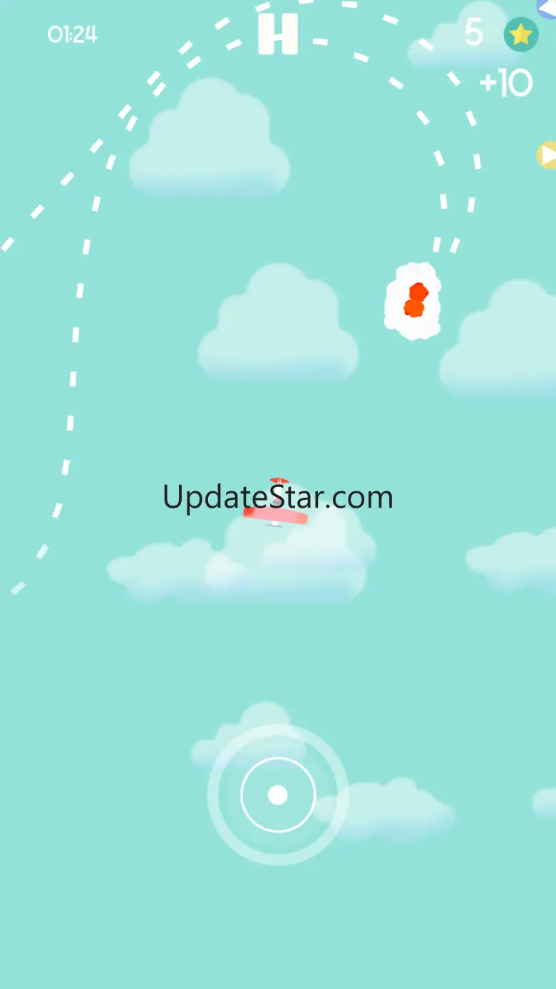 Airplane Missiles: Steer plane to avoid missiles 1.0
