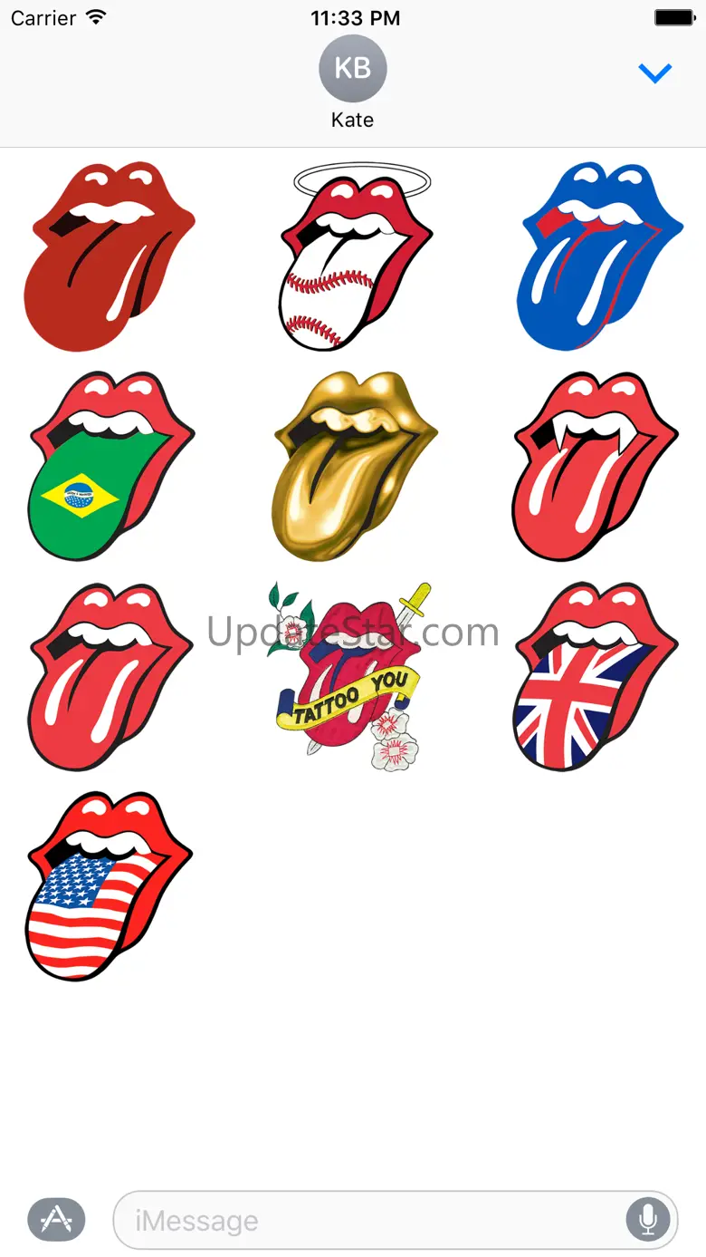 Rolling Stones Stickers 1.0