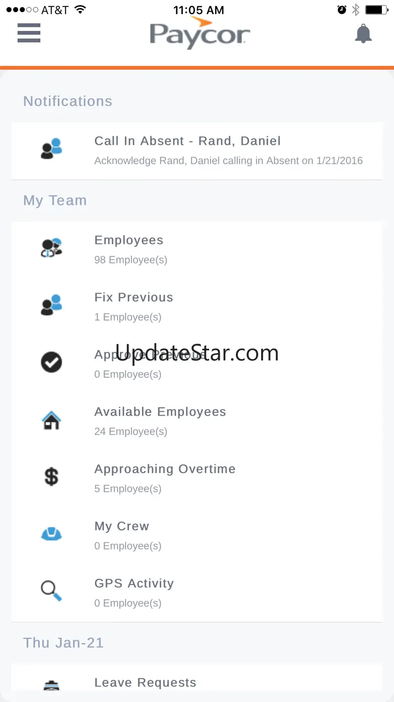 Paycor Time on Demand:Manager 2.0.1075