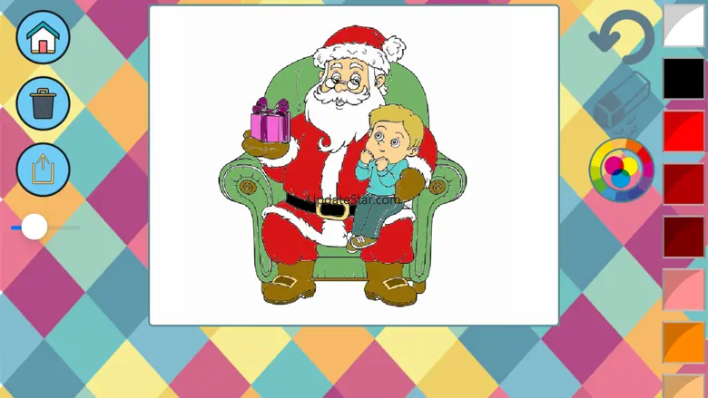 Christmas paint coloring book 2.1