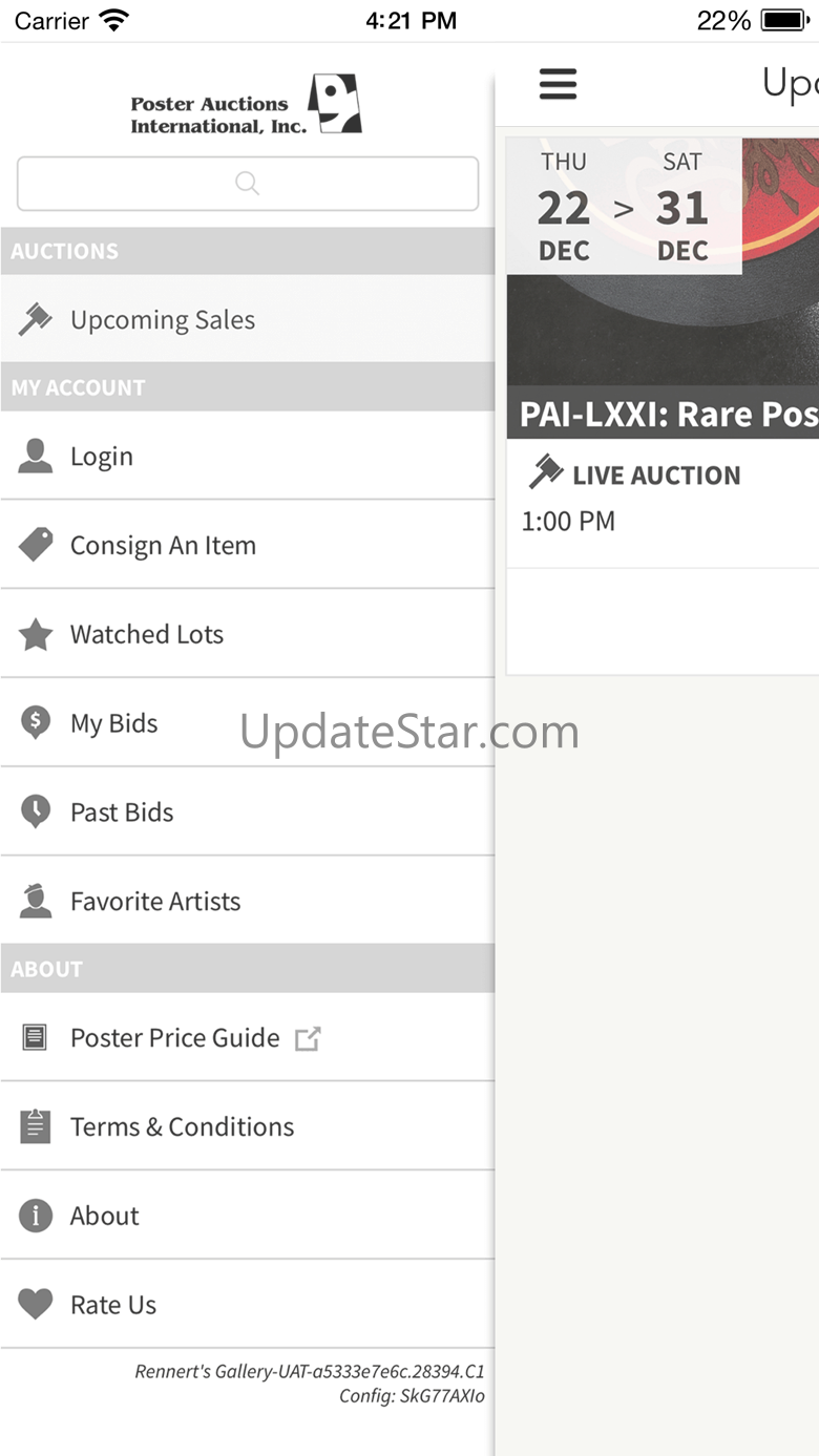Poster Auctions International 1.0.2