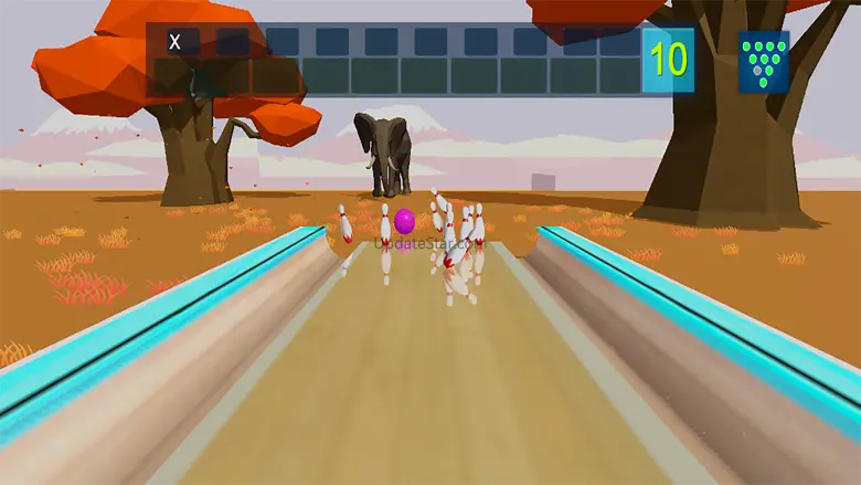 3D Bowling Outdoor Africa Game 1.4