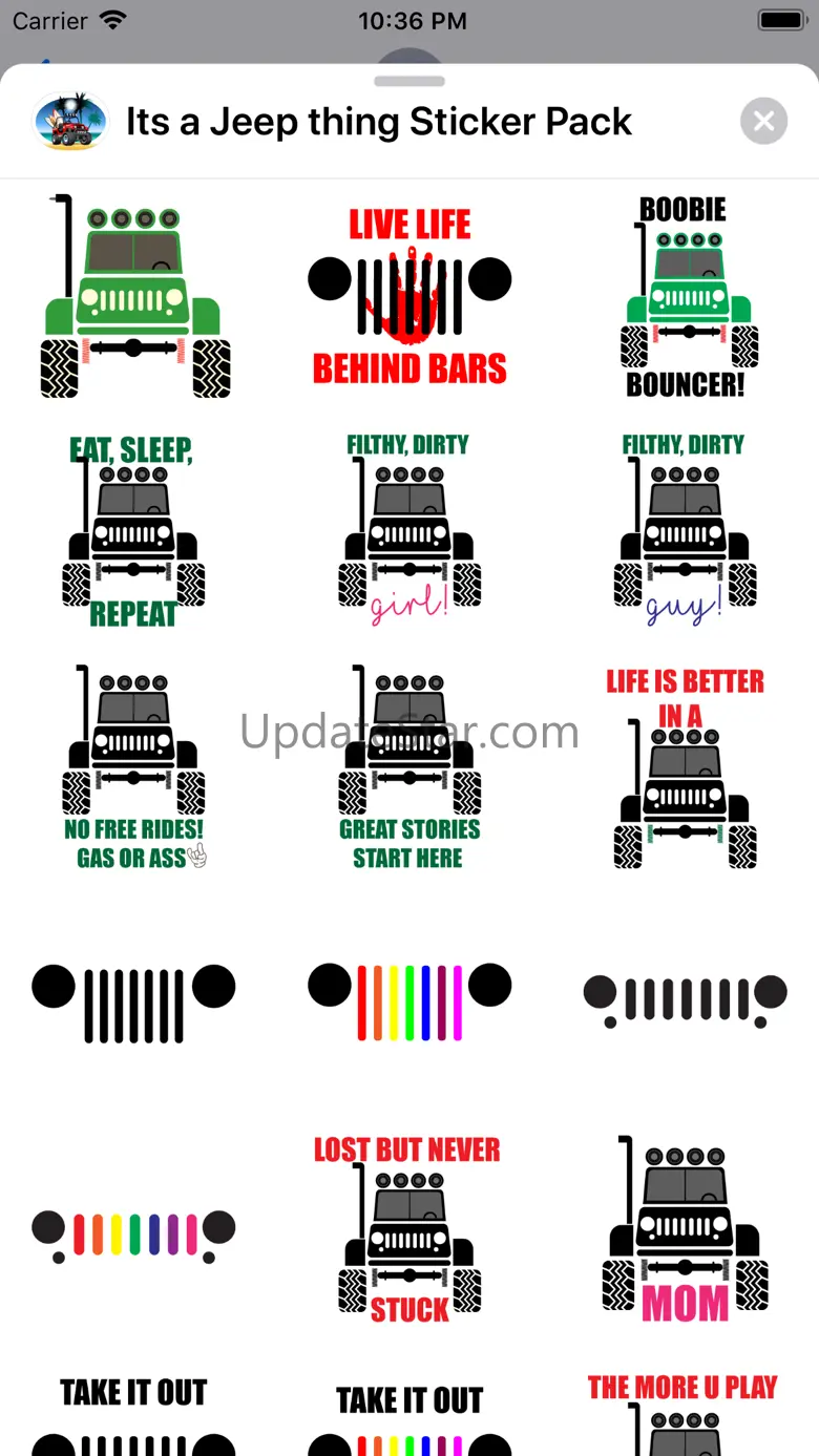 Its a Jeep Thing Sticker Pack 2.3