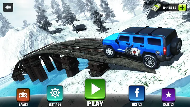 Uphill 4x4 Prado offroad - Crazy Snow driving 2017 1.0