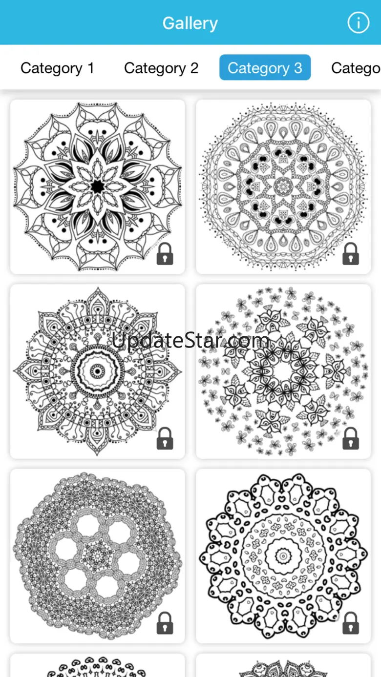 coloring book mandala relax stress relief for me 1.0