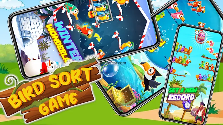 Bird Sort Puzzle Offline Games 3.8