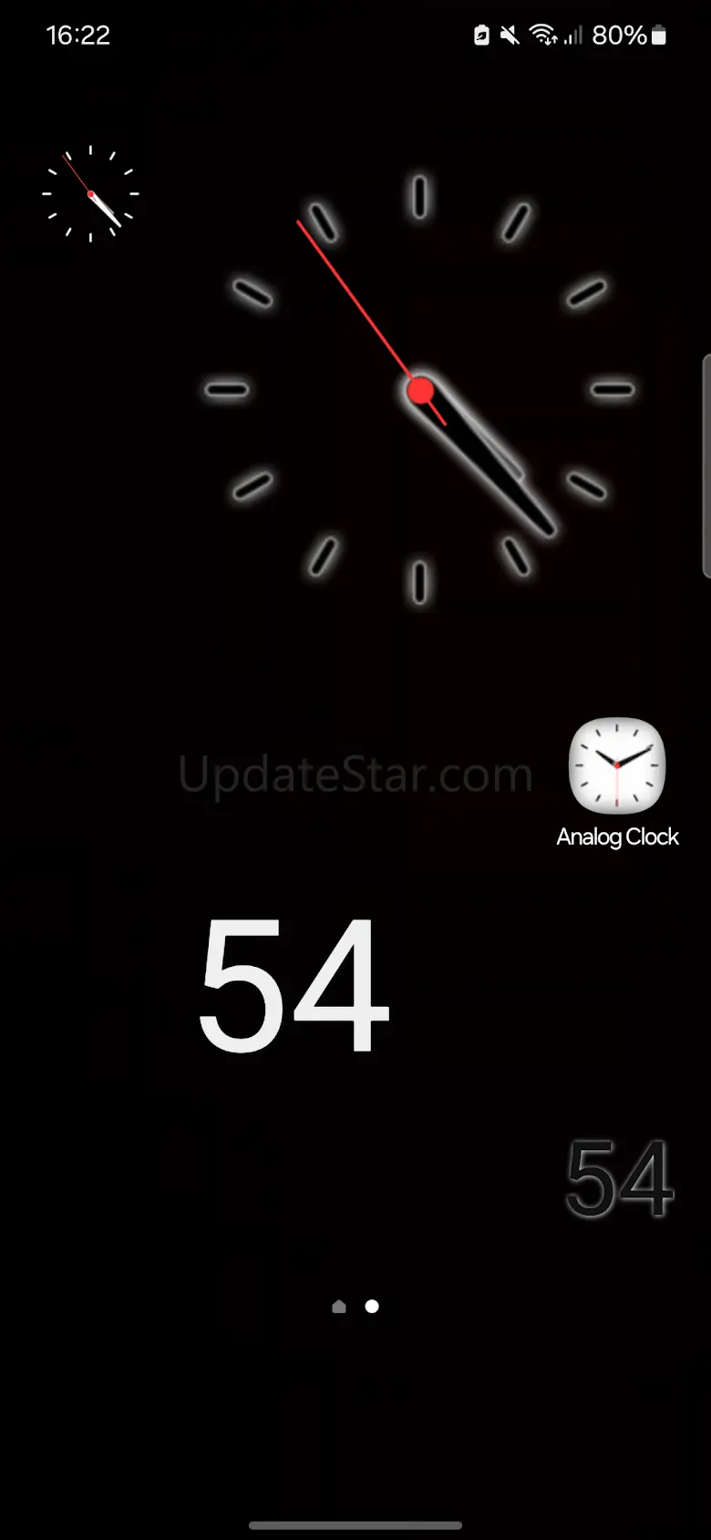 Analog Clock Second Widget 20250310