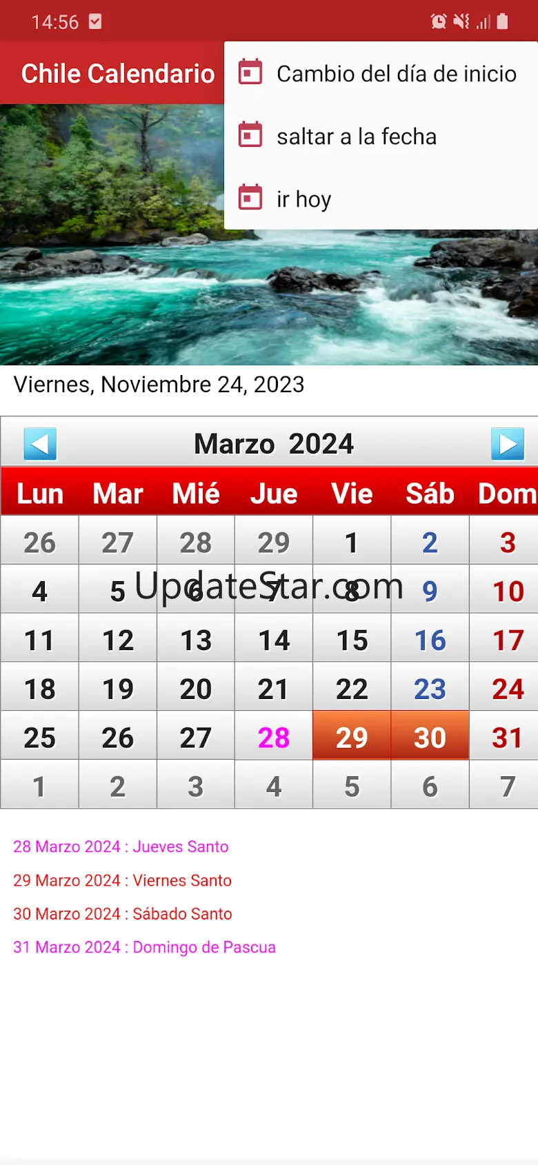 Chile Calendar 2024 1.34