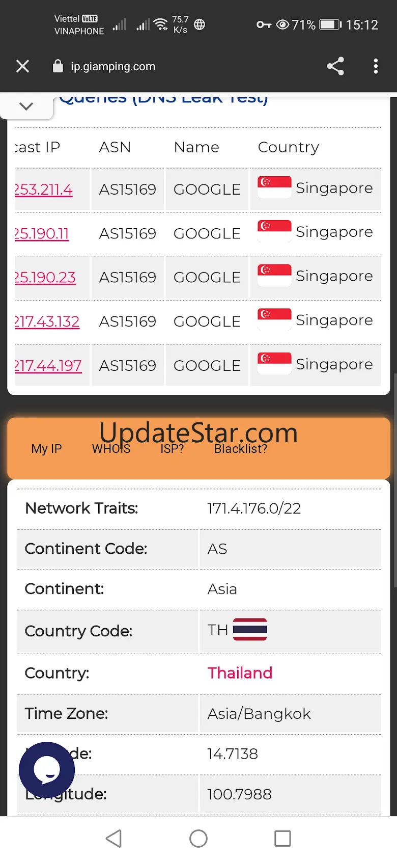 Thailand VPN - TH VPN 2.00.90