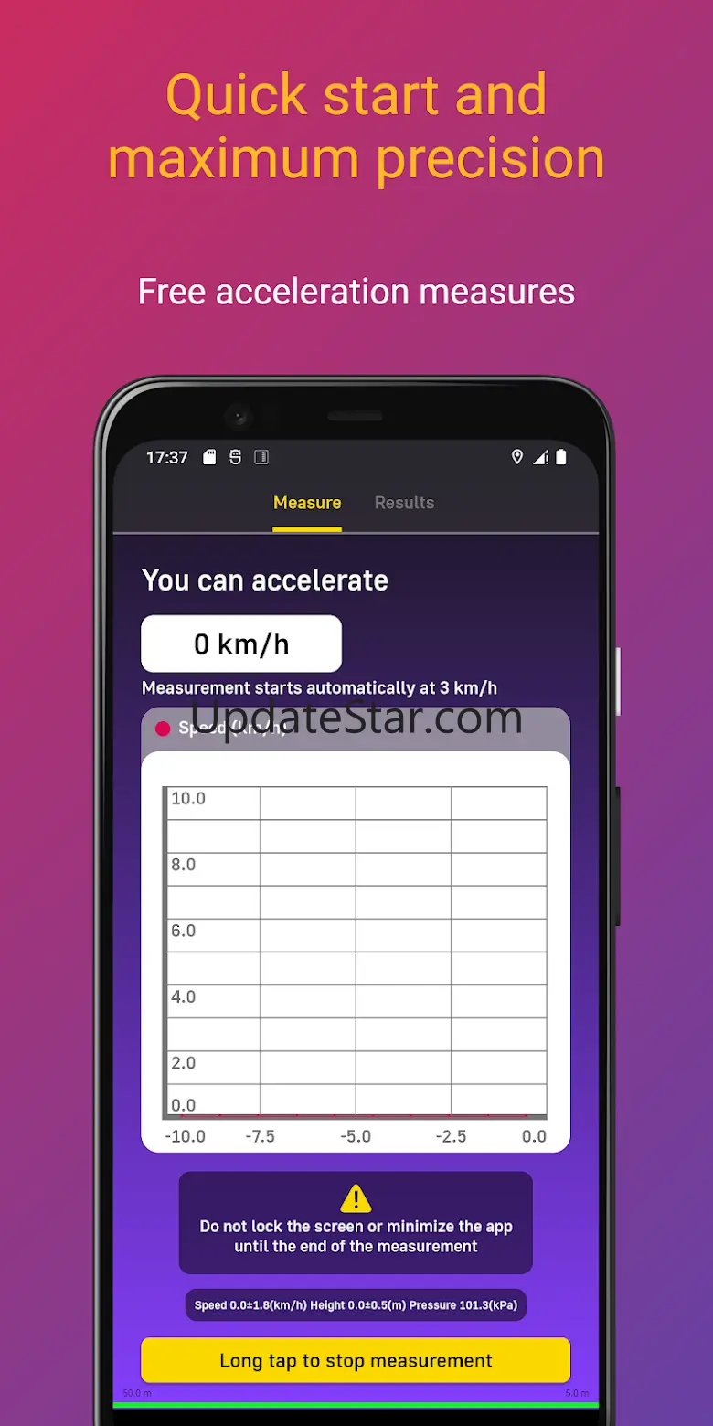 Dragger-car acceleration meter 0.23.853