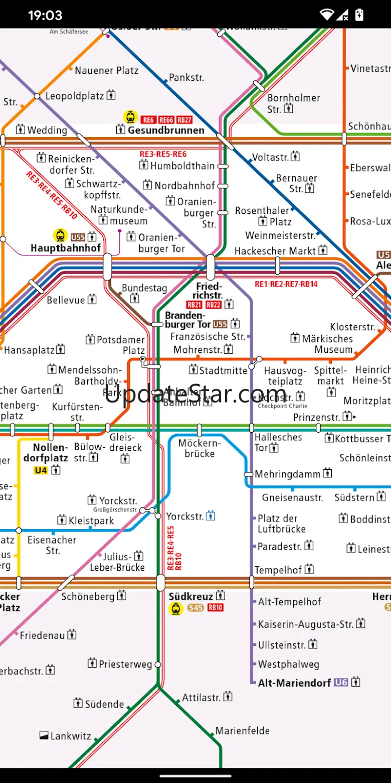 Berlin Liniennetz S und U Bahn 2.7.1