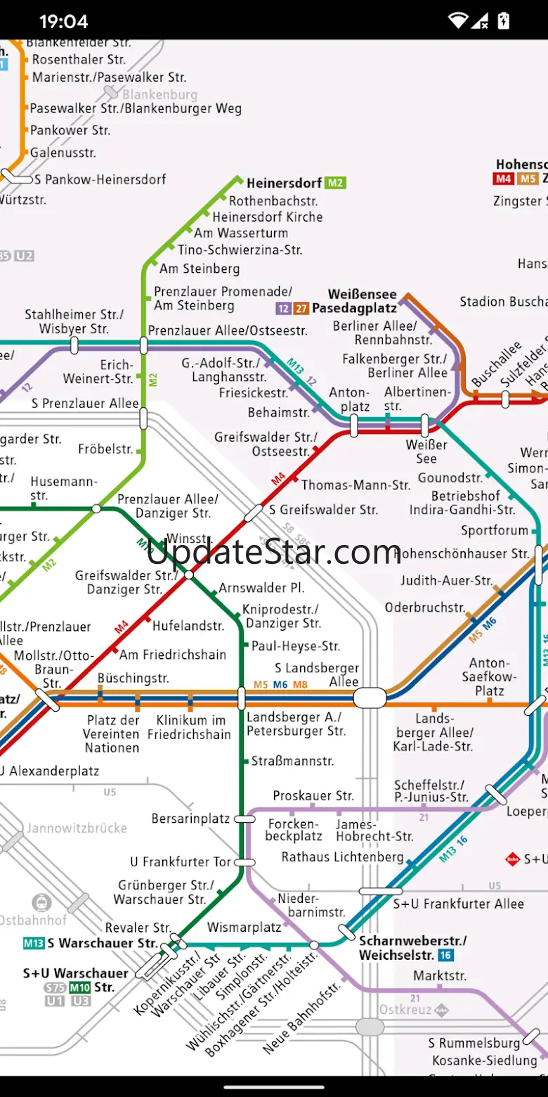 Berlin Liniennetz S und U Bahn 2.7.1