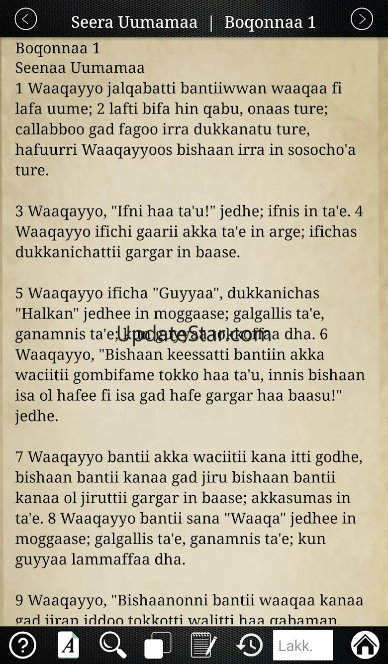 Oromo Bible -Macaafa Qulqulluu 1.0.2