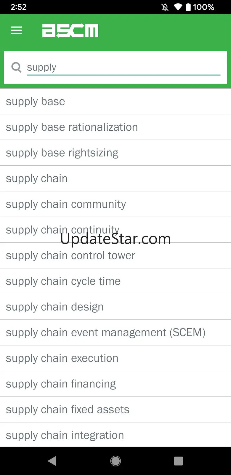 ASCM Dictionary 3.1