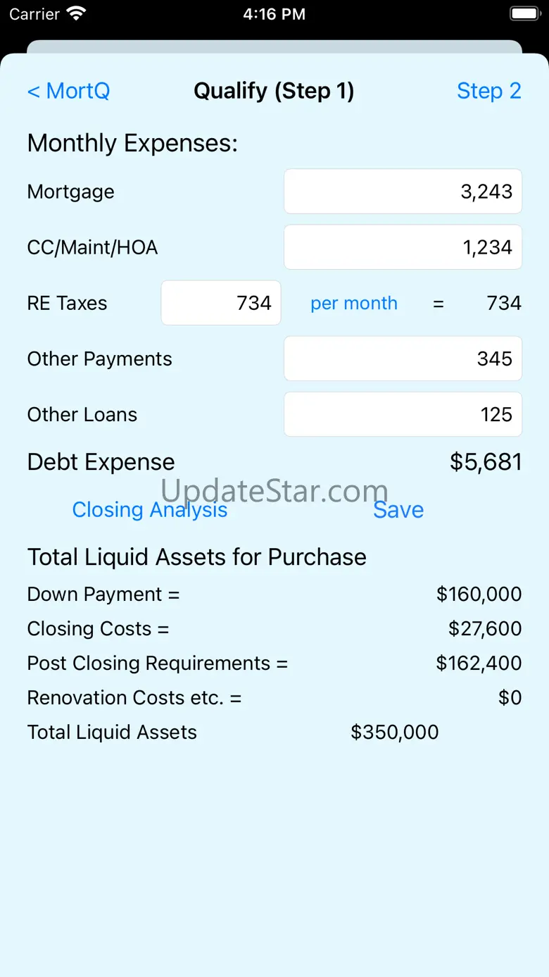 MortQ Mortgage Qualifier 1.7.0
