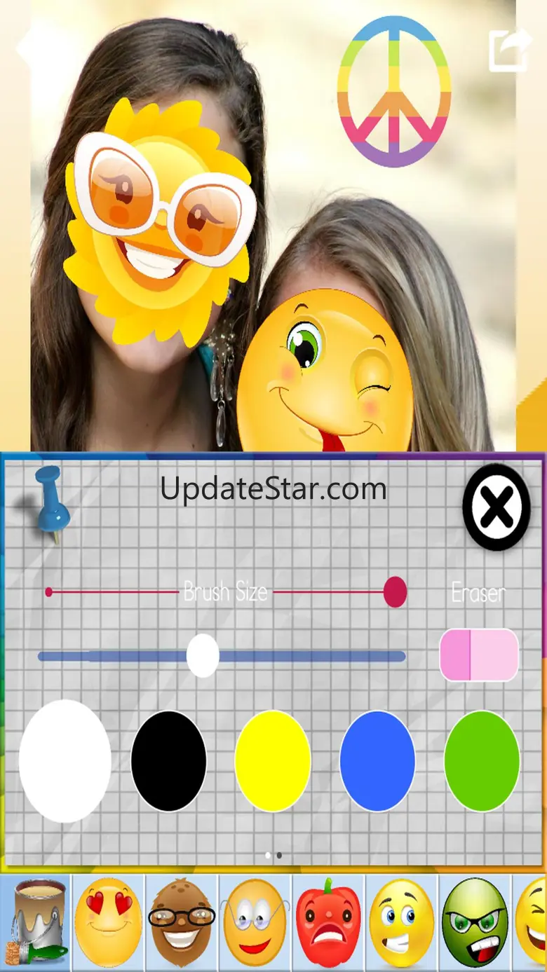 Emoji Photo Stickers & Paint 1.0