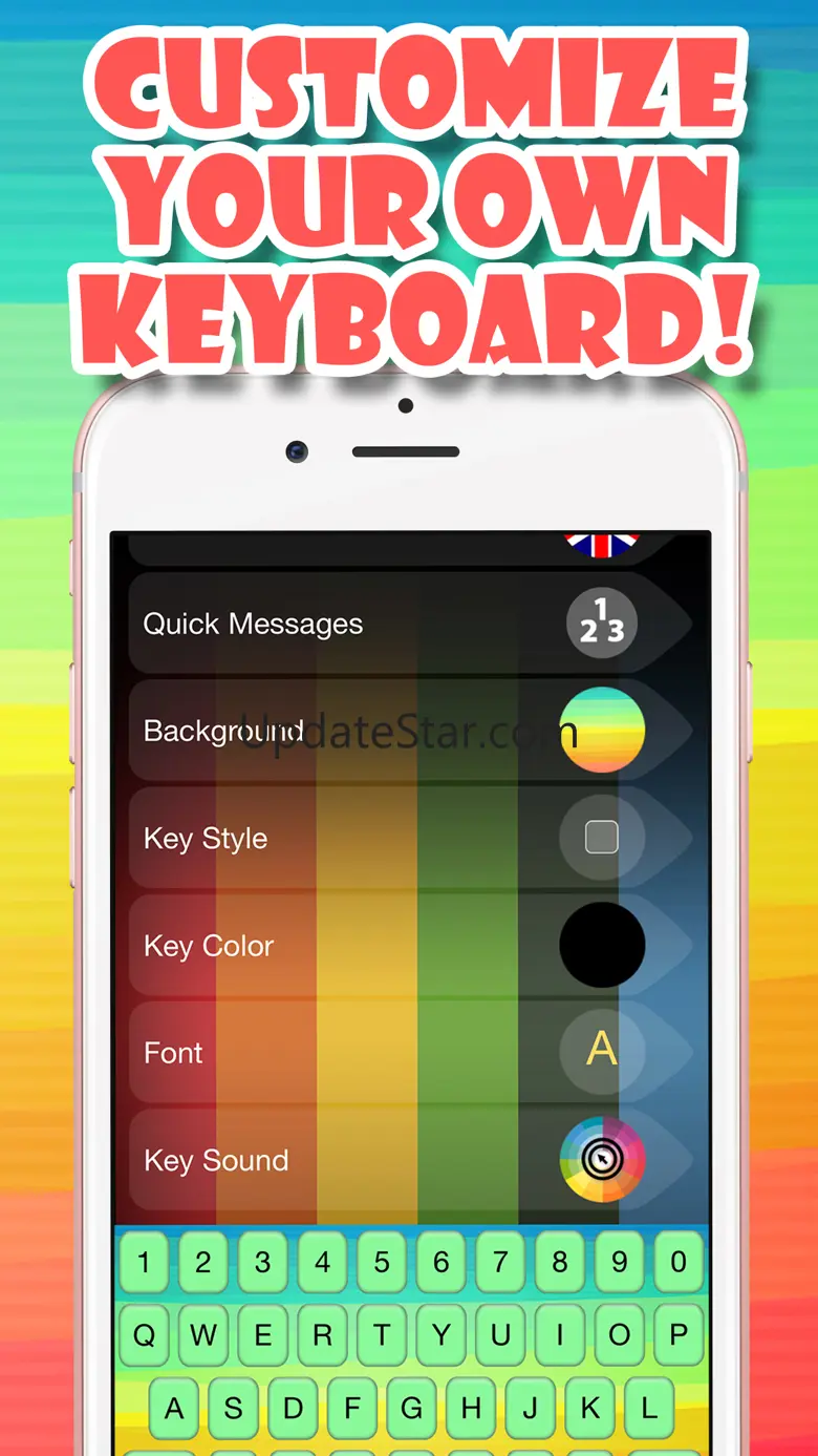 Colored Keyboard Maker – Colorful Backgrounds and New Emojis in Custom Keyboard Theme Free 1.0