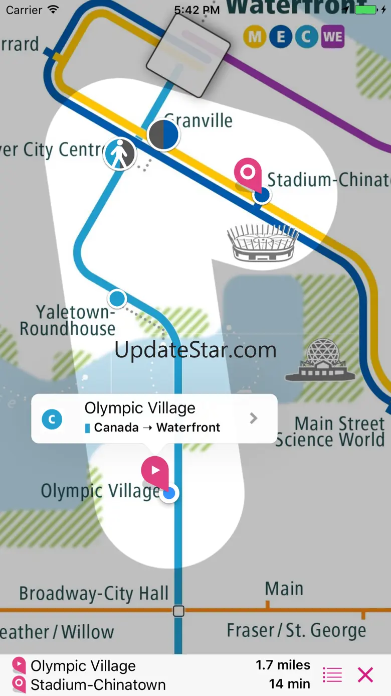 Vancouver Rail Map Lite 5.5