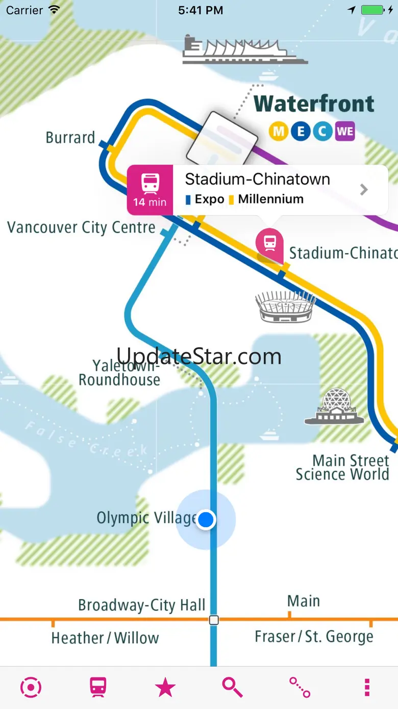 Vancouver Rail Map Lite 5.5