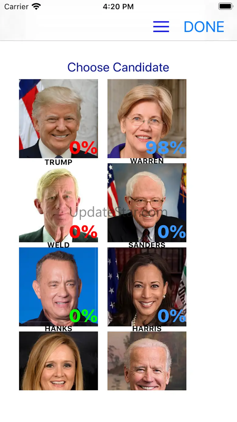 2020 Election Spinner Poll 3.4