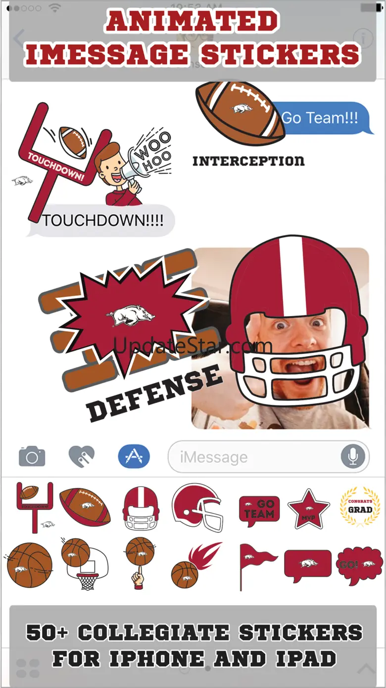 Razorbacks Animated Emojis 2.0