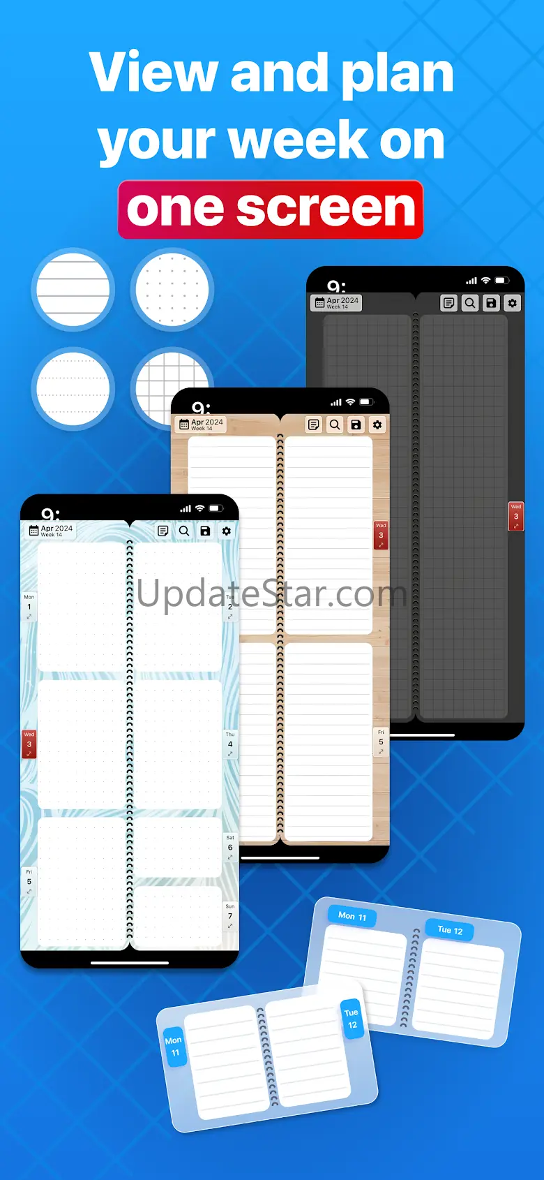 Weekly Planner - Diary, Notes 1.4.18