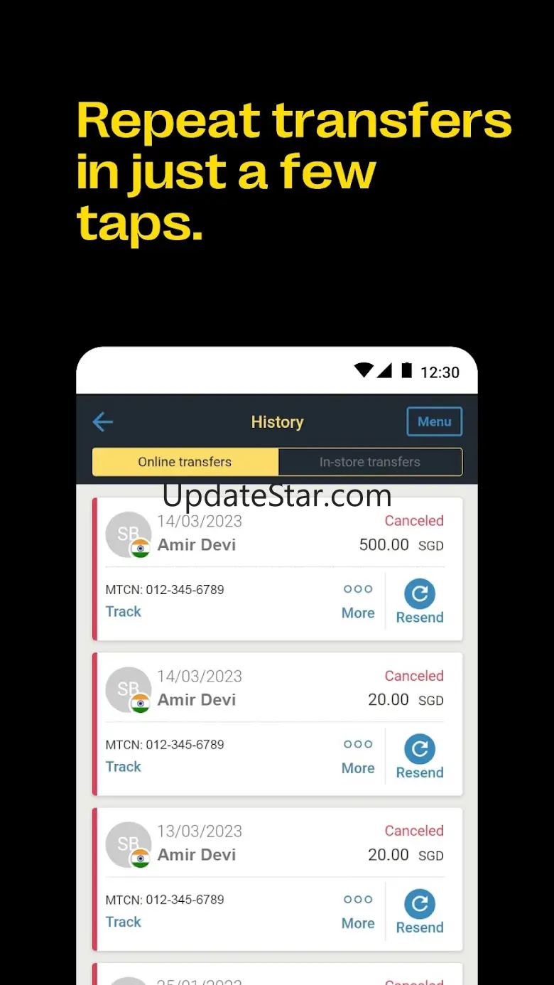 Western Union Send Money SG 7.0