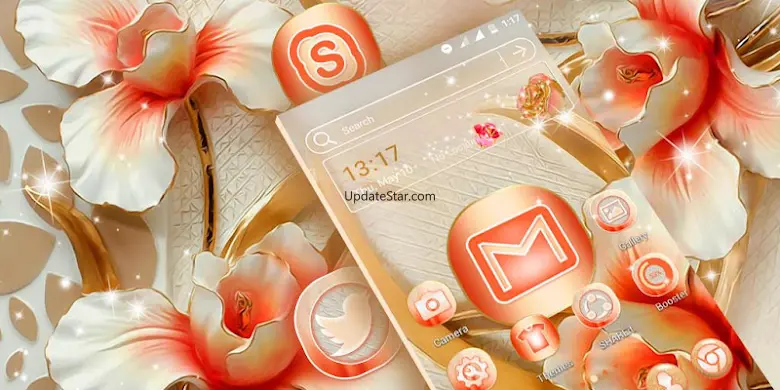 Rose Light Launcher Theme 5.0