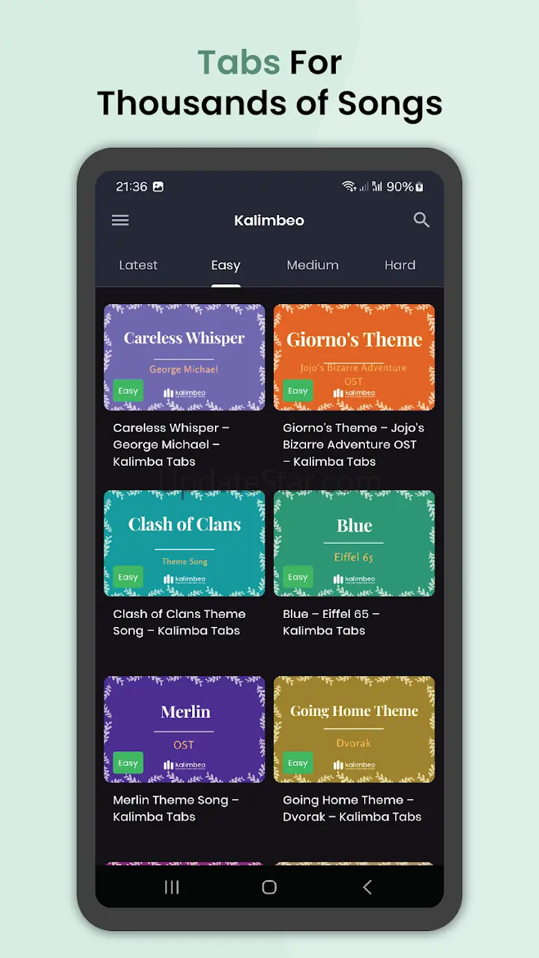 Kalimbeo - Kalimba Tabs 1.9.6