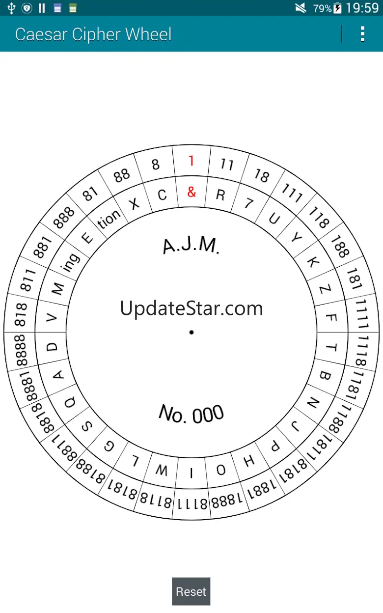 Caesar Cipher Disk 3.01