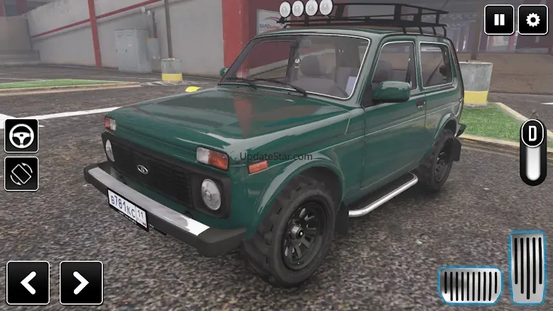 Off-road Russian jeep VAZ Niva 2