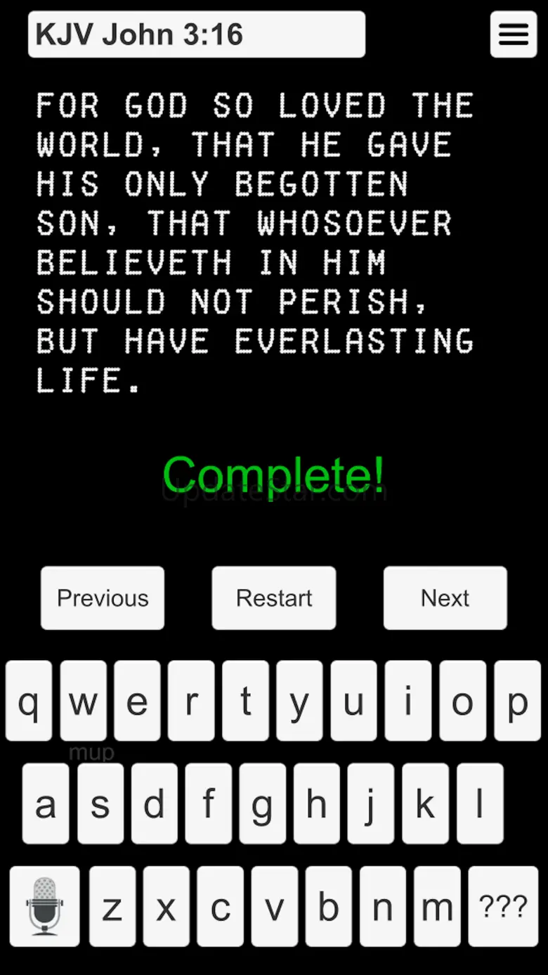 Memory Verses † 1.2