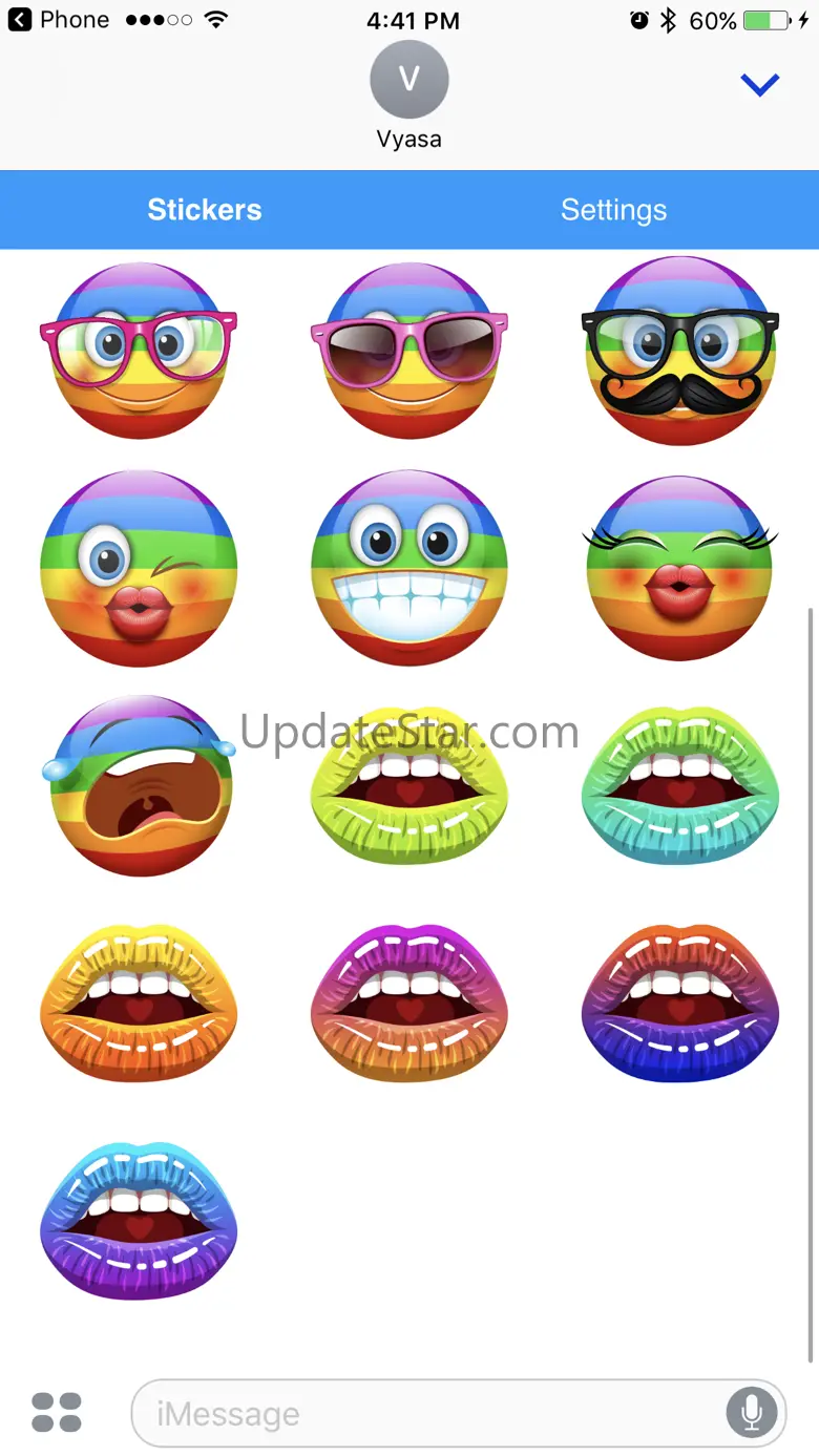 Rainbow Emoji - Cool Emoticon Sticker Icons 1.0