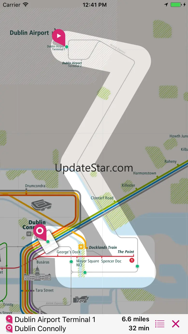 Dublin Rail Map Lite 5.5
