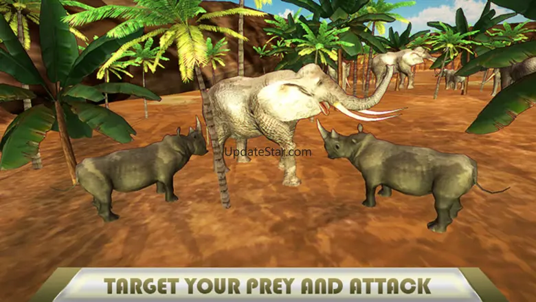 3D Angry Rhinoceros Simulator - Wild Animal Game 1.0