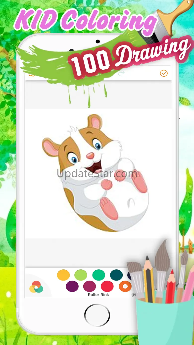 Cute Hamster Coloring Book Drawing for Kid 1.2