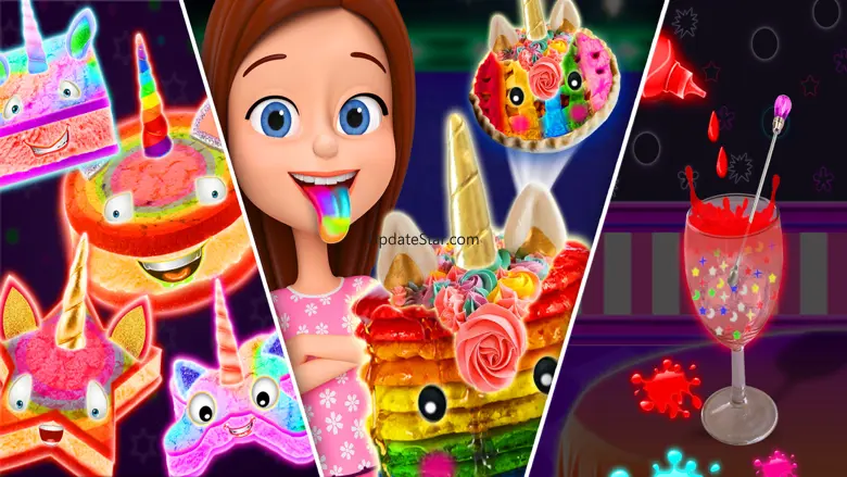 Glowing Unicorn Desserts Game! 1.0