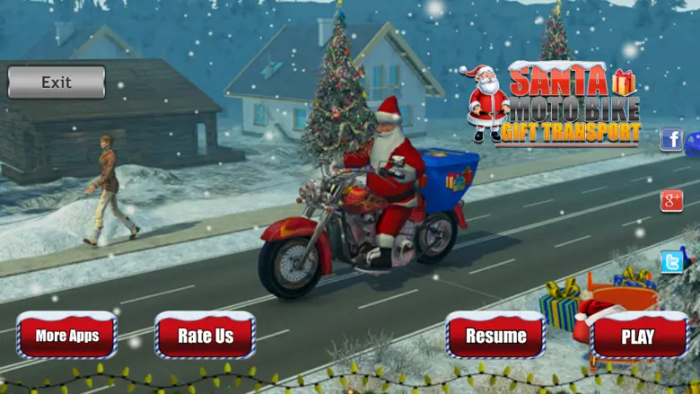 Santa Moto Bike Rider 1.0