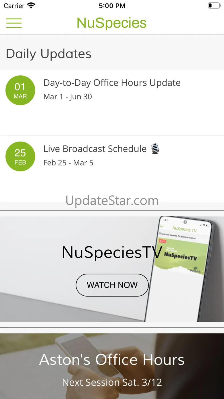 NuSpecies 1.7