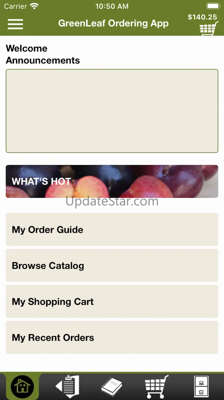 GreenLeaf Ordering App 1.2.0