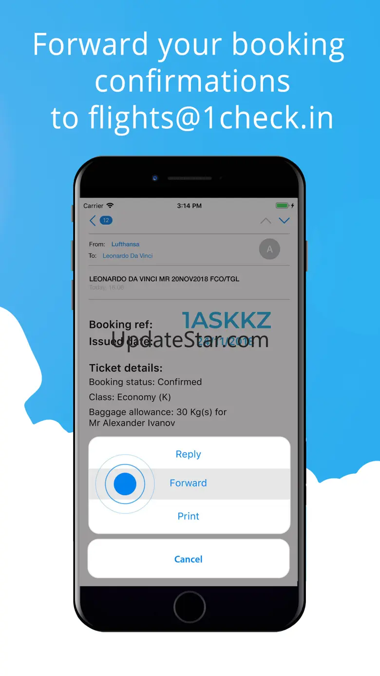 1Checkin: Automated check-in 4.3.0