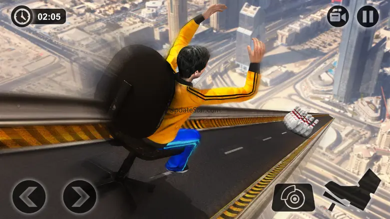 Crazy Wheel Race on Mega Ramp 1.0