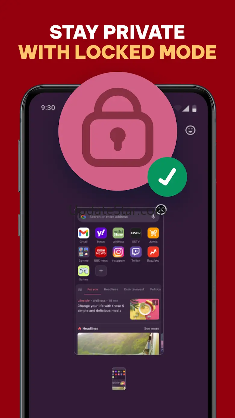 Opera Mini: Fast Web Browser 79.0.2254.70805