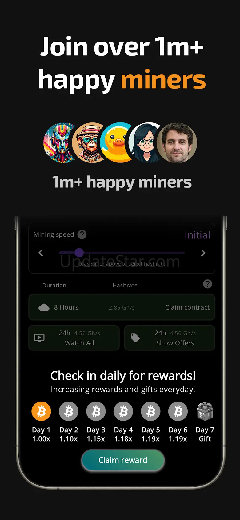 Bitcoin Mining (Crypto Miner) 1.3.1
