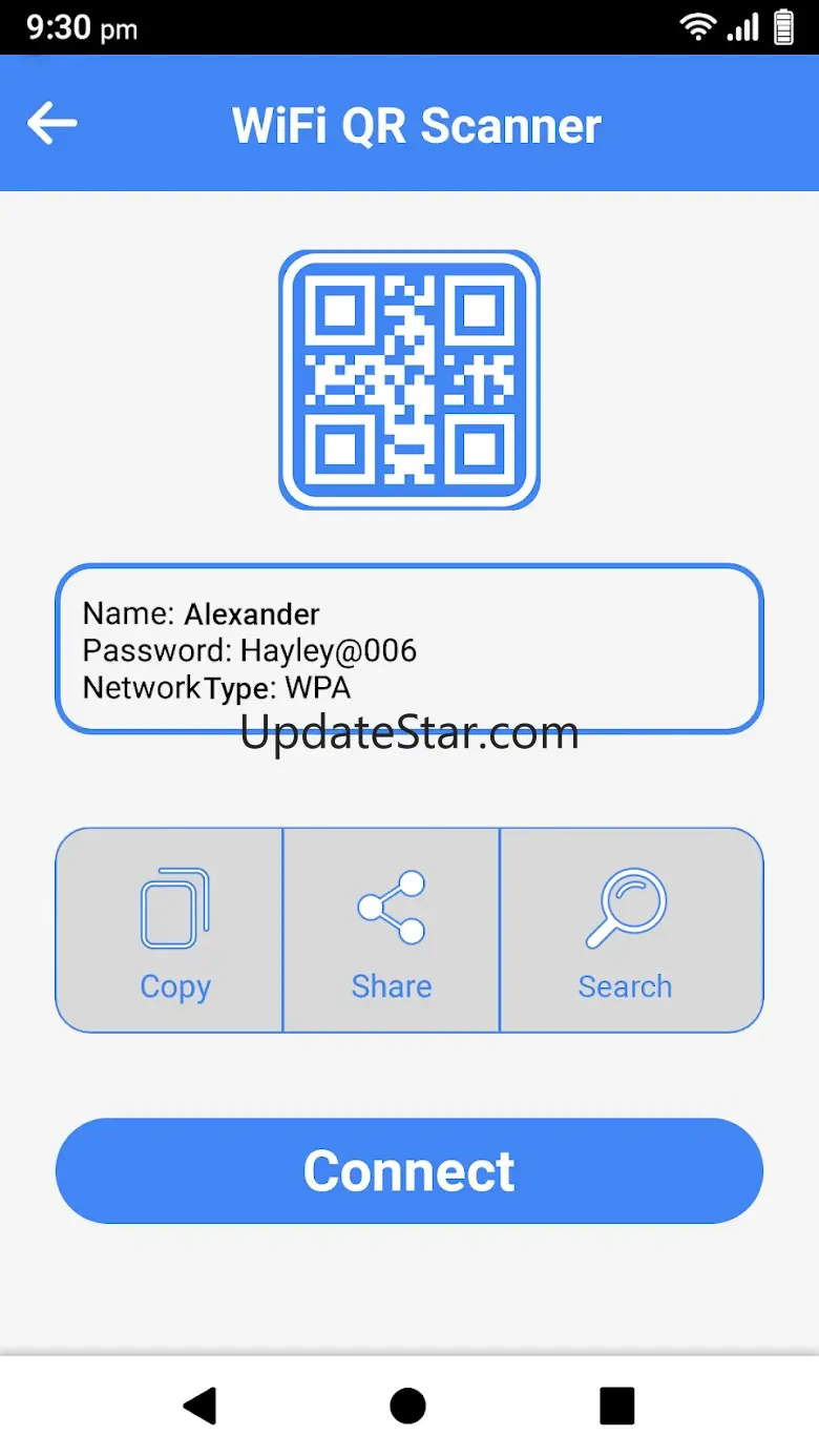 Wifi QR Code- Password Scanner 7.8