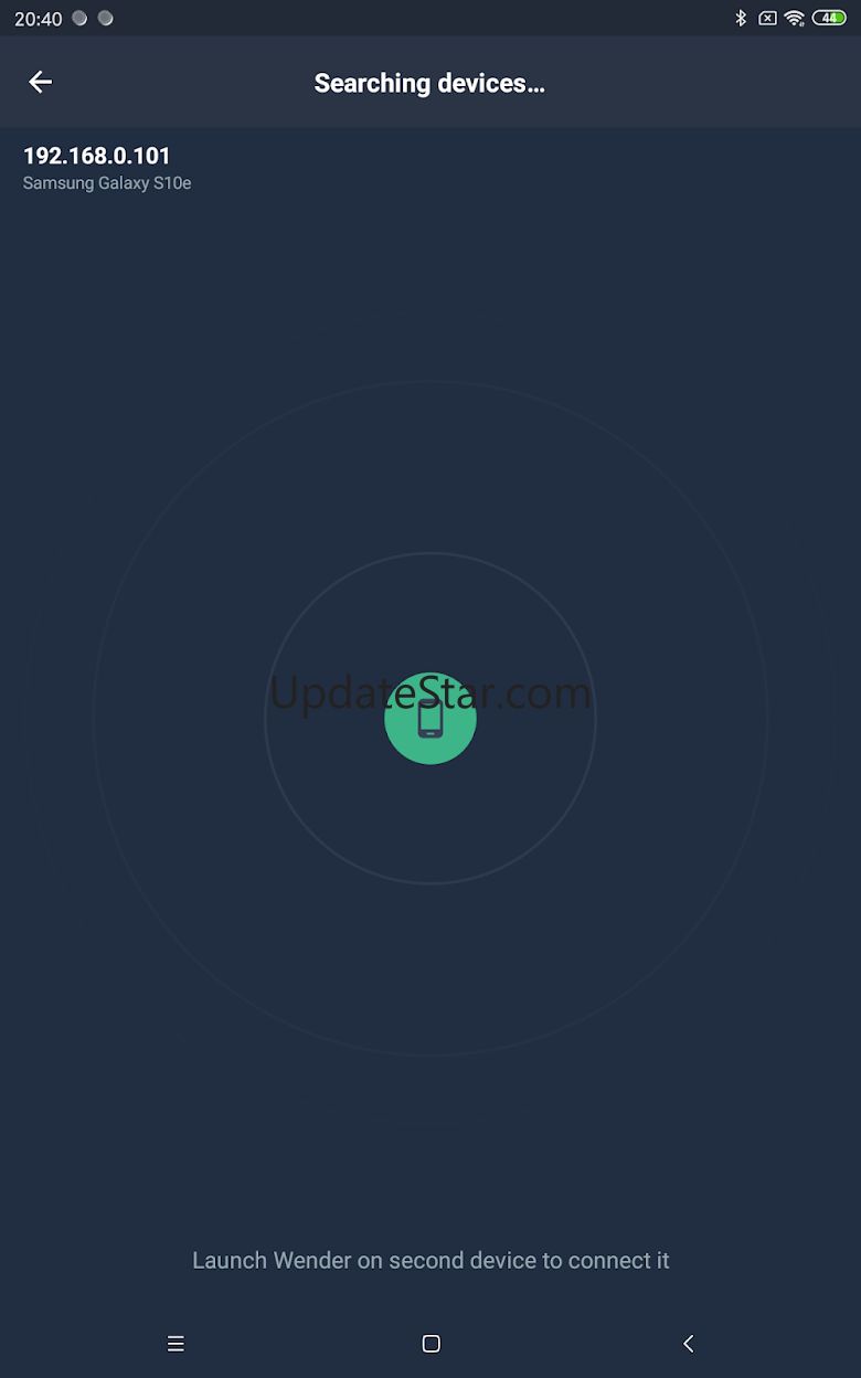 Wender: send files using WiFi 6.3.1