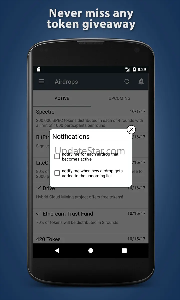 Airdrops - Crypto Tokens 1.3.0