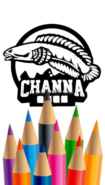 Buku Mewarnai Ikan Channa