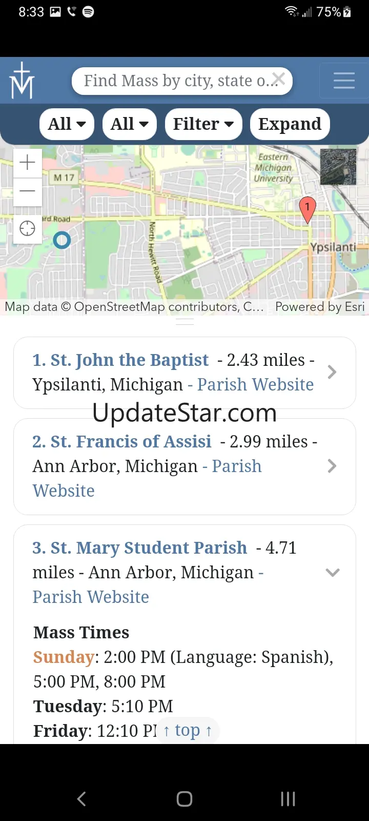 Mass Times for Travel 2.1.2