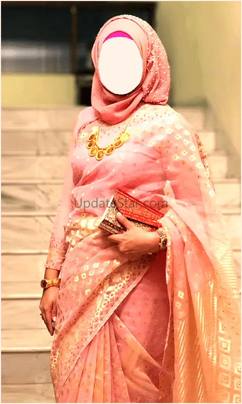 Women Hijab Saree Photo Suits 1.7